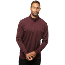 Load image into Gallery viewer, TravisMathew Cloud 2.0 Mens Golf 1/4 Zip - Hth Dk Red 6hdr/XXL
 - 2