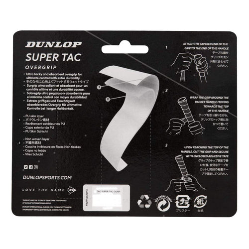 Dunlop Super Tac 3-Pack Tennis Overgrip - 2