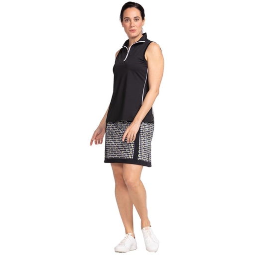 Kinona Keep it Covered Womens Sleeveless Golf Polo - Black/XL