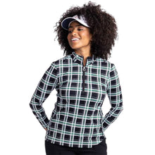 Load image into Gallery viewer, Kinona Keep it Covered Womens Golf 1/4 Zip - Tartan Plaid/XL
 - 5