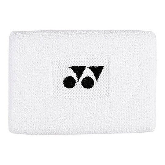 Yonex White Wide Wristband