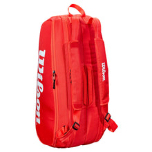 Load image into Gallery viewer, Wilson Super Tour 6 Pack Red Tennis Bag
 - 2