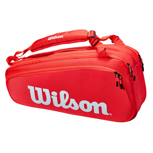 Wilson Super Tour 6 Pack Red Tennis Bag - Red