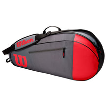 Load image into Gallery viewer, Wilson Team 3 Pack Tennis Bag 1 - Red/Gray
 - 2