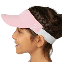 Load image into Gallery viewer, Sofibella UV Colors Girls Tennis Visor - Bubble/One Size
 - 1