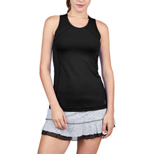 Load image into Gallery viewer, Sofibella UV Colors Womens Tennis Tank Top - Black/2X
 - 4