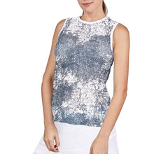 Load image into Gallery viewer, Sofibella Airflow Sleeveless Womens Tennis Shirt - Cloud Burst/2X
 - 7