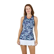 Load image into Gallery viewer, Sofibella UV Feather Womens Tennis Tank Top - Aqua Marine/XL
 - 5