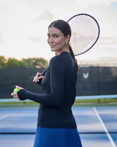 BloqUV Women's Active V-Neck Shirt