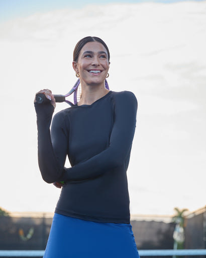BloqUV Women's Active V-Neck Shirt
