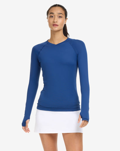 BloqUV Women's Active V-Neck Shirt