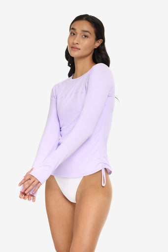 BloqUV Women's Drawstring Crew Shirt