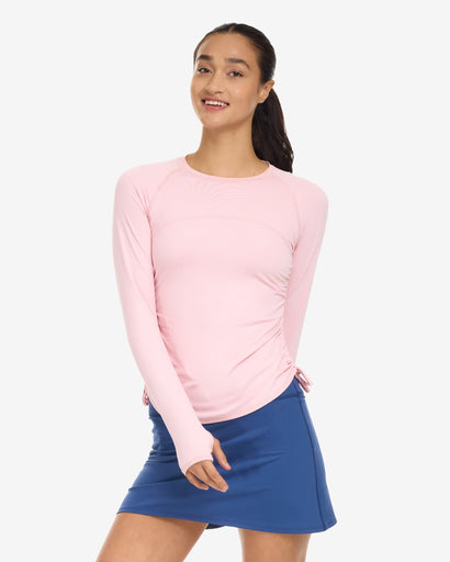 BloqUV Women's Drawstring Crew Shirt