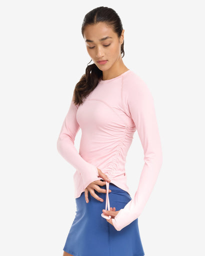 BloqUV Women's Drawstring Crew Shirt
