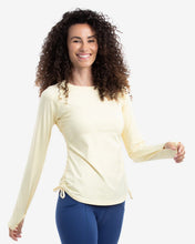Load image into Gallery viewer, BloqUV Women's Drawstring Crew Shirt
 - 1