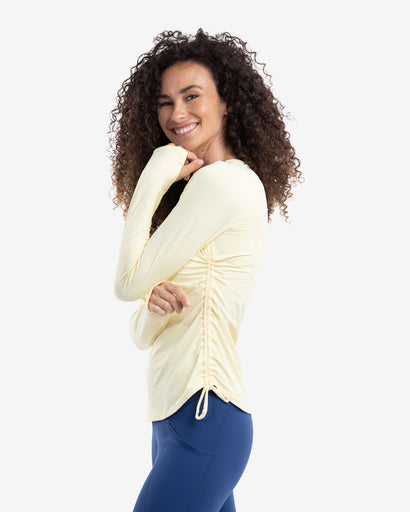 BloqUV Women's Drawstring Crew Shirt