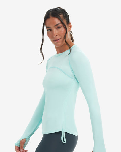 BloqUV Women's Drawstring Crew Shirt