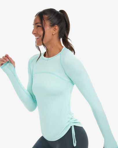 BloqUV Women's Drawstring Crew Shirt