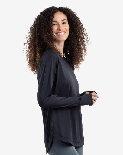 BloqUV Women's Scallop Top Relaxed