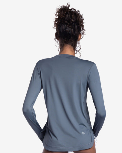 BloqUV Women's Scallop Top Relaxed