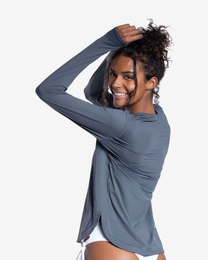 BloqUV Women's Scallop Top Relaxed