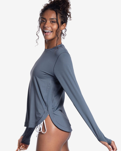 BloqUV Women's Scallop Top Relaxed