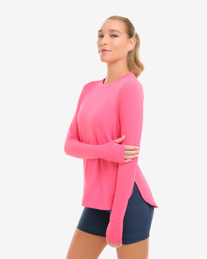 BloqUV Women's Scallop Top Relaxed