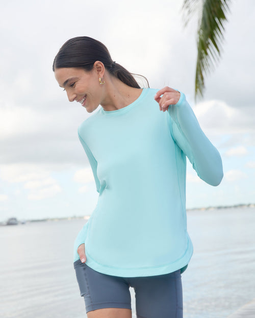 BloqUV Women's Scallop Top Relaxed - 2