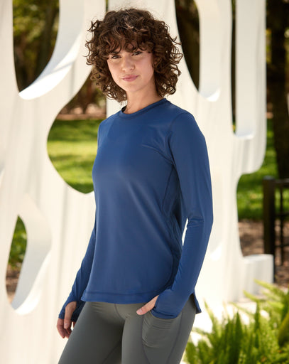 BloqUV Women's Scallop Top Relaxed