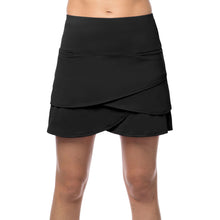 Load image into Gallery viewer, Lucky in Love Scallop 15.75in Womens Golf Skort - BLACK 001/XL
 - 1