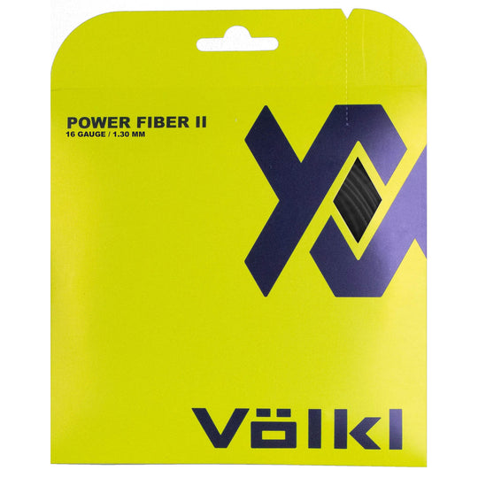 Volkl Power Fiber II Black 16g Tennis String
