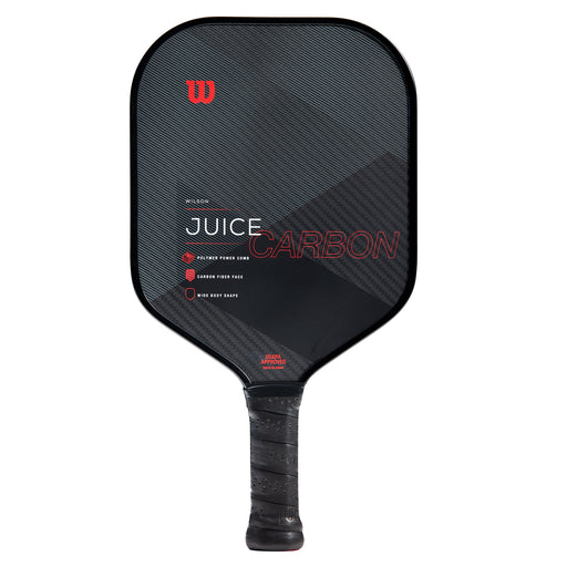 Wilson Juice Carbon Pickleball Paddle - Black/Red