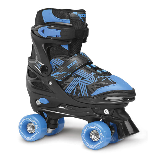 Roces Quaddy 3.0 Adjustable Boys Roller Skates - 5-8/BK/ASTRO BL 001