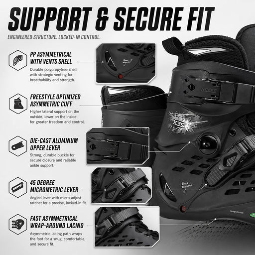 Roces X35 3x110 TIF Unisex Inline Skates