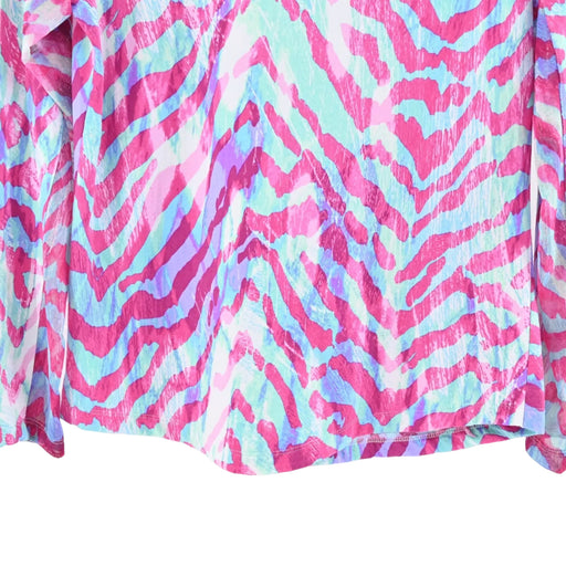 Gottex Zip Mock Womens Long Sleeve Sun Shirt