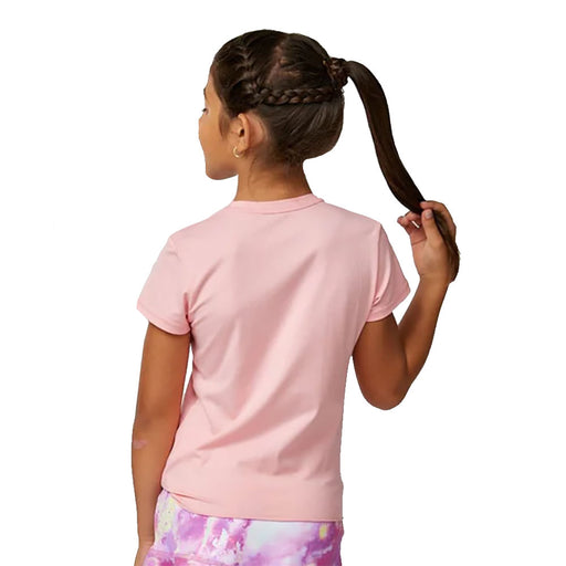 Sofibella UV Colors White Girl SS Tie Tennis Shirt