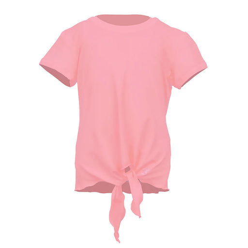 Sofibella UV Colors White Girl SS Tie Tennis Shirt - Bubble/L