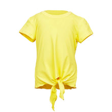Load image into Gallery viewer, Sofibella UV Colors White Girl SS Tie Tennis Shirt - Sunshine/L
 - 8