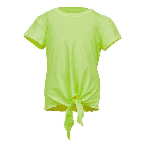 Sofibella UV Colors White Girl SS Tie Tennis Shirt - Teddy/L