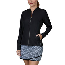 Load image into Gallery viewer, Sofibella UV Staples Womens Tennis Jacket - Black/XL
 - 1