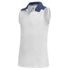 Adidas Printed Colorblock Girls Sleeveless Golf Polo