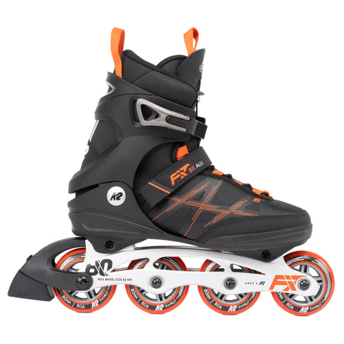 K2 F.I.T. 80 ALU Black Mens Inline Skates - 2