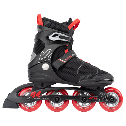 K2 F.I.T. 84 Pro Black-Red Mens Inline Skates - 2
