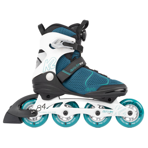 K2 Alexis 84 Boa Teal Womens Inline Skates - 2