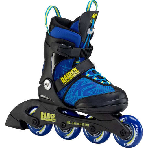 K2 Raider Pro Pack Blue Boys Adj Inline Skates