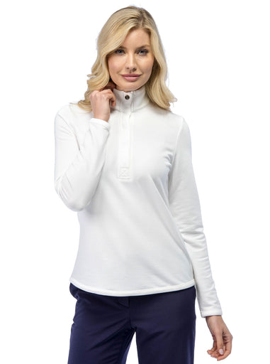 Fairway&Greene Kate Old School Wmn Golf Sweatshirt - Pearl/L