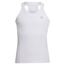 Load image into Gallery viewer, Adidas Club Girls Tennis Tank Top - WHT/GRY2 100/XL
 - 3