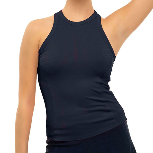 Lucky in Love One Love Rib Womens Tennis Tank Top - MIDNIGHT 401/XL