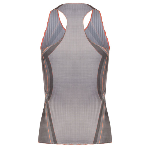 K-Swiss Pleated V-Neck Asphalt Wmn Tennis Tank Top