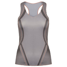 Load image into Gallery viewer, K-Swiss Pleated V-Neck Asphalt Wmn Tennis Tank Top - ASPHALT 025/L
 - 1